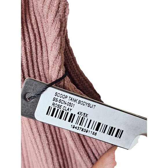 NEW WITH TAGS SKIMS Stretch Rib Scoop Neck Bodysuit SKIMS SZ 4X/5X - Picture 3 of 7